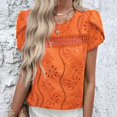 thumbnail image 3 of Spring/summer style casual jacquard short sleeve top, 3 of 10