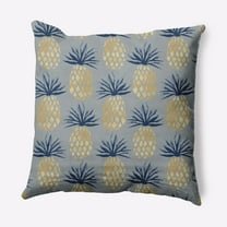 Simply Daisy 26" x 26" Pineapple Stripes Nautical Decorative Indoor Pillow