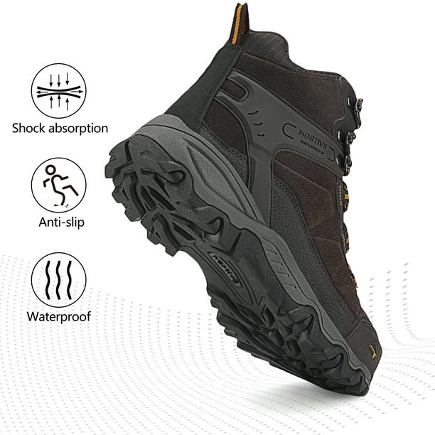 Nortiv8 Suede Waterproof Hiking Boots Brown/Gray JS19004M Men 12 Men main image 4