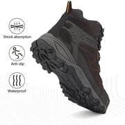 Nortiv 8 Men's Waterproof Hiking Boots Outdoor Mid Trekking Lightweight Mountaineering Shoes Paladin