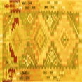 thumbnail image 1 of Ahgly Company Indoor Square Southwestern Yellow Country Area Rugs, 5' Square, 1 of 4