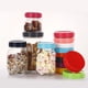 thumbnail image 3 of Inteprter Paquete de 16 tapas de tarro de lata portátil 8 colores mantenimiento fresco interior cocina fruta jugo de leche azúcar nevera tapas Cocina y Comedor Mostrar como imágenes Tipo 8, 3 of 6