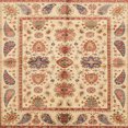 thumbnail image 1 of Ahgly Company Indoor Square Abstract Chocolate Brown Abstract Area Rugs, 8' Square, 1 of 6