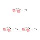 thumbnail image 3 of Gafas de sol redondas pequeñas Jumpingount Gafas de sol Steampunk color dorado, 3 of 6