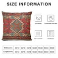 thumbnail image 5 of Nawypu  Throw Pillow Cover Case Antique Oriental Turkish Carpet Pattern Print Red - Soft Pillow Case for Decorative Bedroom/Livingroom/Sofa/Farm House - Cushion Covers, 5 of 5