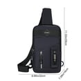 thumbnail image 3 of Iumwxz Sac à Bandoulière Sac de Poitrine Bandoulière Sangle Réglable Organisateur de Rangement Portable Multi-Couches Résistant à l'Eau Multi-Poches Mode Sport Voyage Polyvalent Léger 1 Pack Bleu, 3 of 9