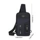 thumbnail image 3 of CaiYueKe Crossbody Chest Bag, Lightweight Sport Shoulder Sling Bag, Multi Pocket Travel Fanny Pack, Adjustable Strap Bum Bag, Casual Daypack for Outdoor Hiking Running, Portable Waist Pack, 3 of 9