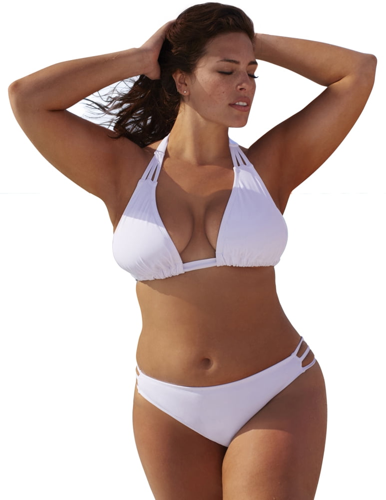 plus size triangle bikini