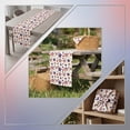 thumbnail image 3 of 72x13in 4th of July Patriotic Table Runner & Tablecloth Set, Red White Blue Festival Linen Decor, Dining Table Ornament, Indoor Home Kitchen Party Holiday Decoration, 3 of 6