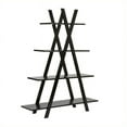 thumbnail image 4 of Southern Enterprises "X" Etagere in Black Finish, 4 of 7