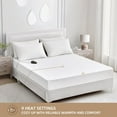 thumbnail image 3 of Bwarm Electric Heated Mattress Pad Full Size, 54" x 75", Bed Warmer, 9 Heat Settings, 1-12 Hours Auto Off, Deep Pocket, Fast Heating, Machine Washable, Soft and Cozy, 3 of 8