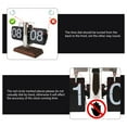 thumbnail image 3 of Auto Pager Turning Clock, 24 Hours Single Foot Mechanical Auto Flip Desk Clock for Home Living Room Decoration, 3 of 7