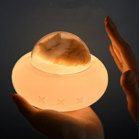 

Cute Kitty Silicone Night Lights for Kid Adults Touch Color-Changing