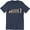 Navy Heather, variant on Crawl Walk Golf Evolution - Golfing Masters Clubhouse Men's T-Shirt