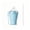 Light Blue, variant on 2-in-1 Collapsible Silicone Ice Ball Maker Cup, Reusable Portable Ice Sphere Mold with Straw & Lid, Easy Demolding, Leakproof Sphere Ice Cubes for Whiskey, Cocktails, Coffee and Juice