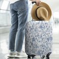 thumbnail image 2 of Pioneer Flower Floral Print Pattern Luggage Cover Fashion Suitcase Cover Baggage Covers Fit 25-28 Inch Luggage (Go Travel), 2 of 5