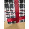 thumbnail image 3 of Cuddl Duds Throw Blanket Soft Velour Plaid Gray & Red 50x60 NEW W/ Slipper Sock, 3 of 3