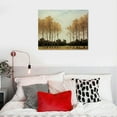 thumbnail image 3 of Shiartex Canvas Wall Art Picture 20x16in for Living Room Bedroom Ready to Hang Golden Forest 20x16in, 3 of 3