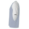 thumbnail image 3 of Adult Performance Contrast 2 Button Baseball Henley T-Shirt, 3 of 3