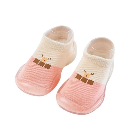 

Toddler Baby Socks Shoes Boys Girls Animal Cartoon Socks Shoes Toddler Warmthe Floor Socks Non Slip Prewalker Shoes