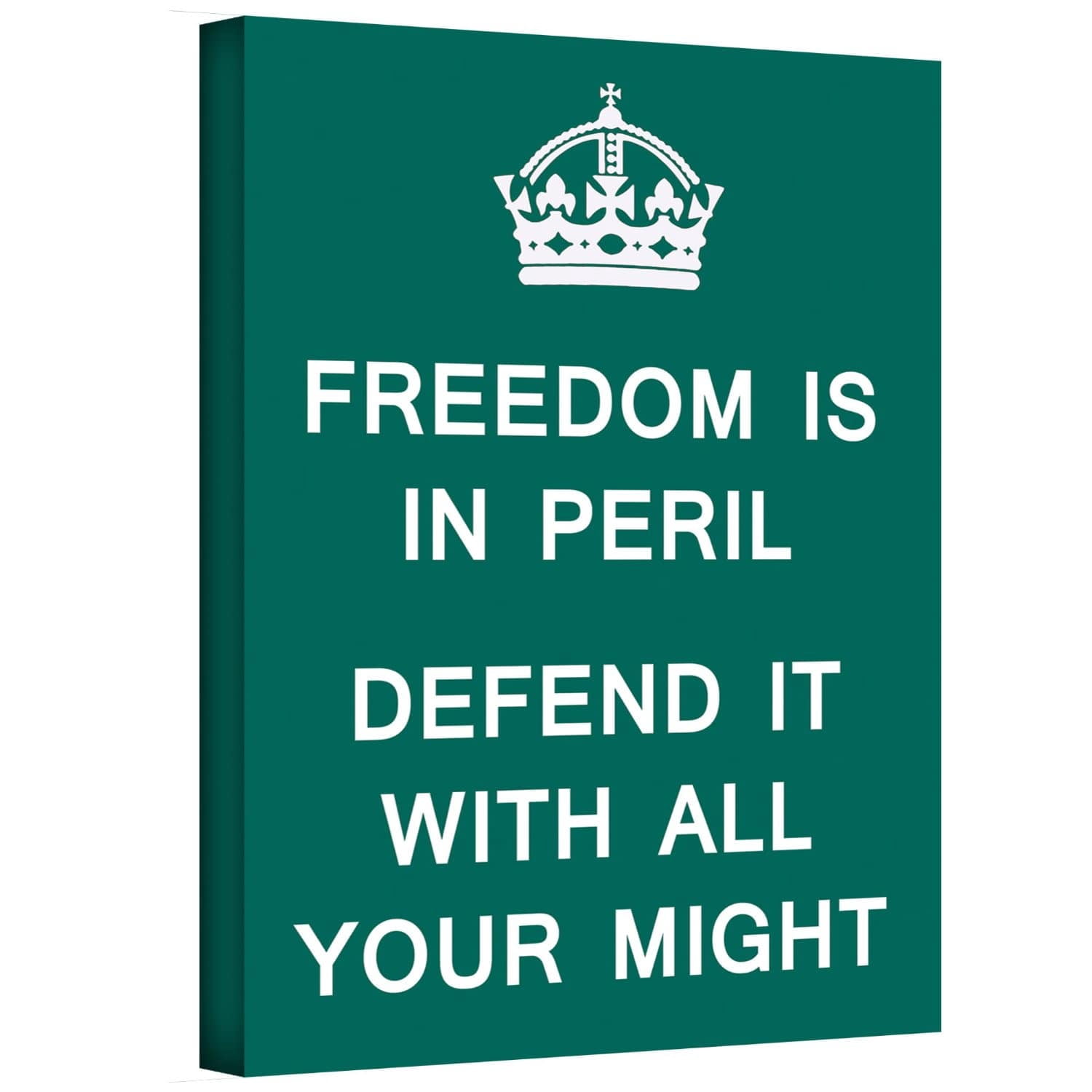 ArtWall Art D. Signer "Keep Calm And Call Dad" Gallery-Wrapped Canvas