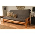 thumbnail image 2 of Pemberly Row Polyester Fabric Queen Size Futon Cover in Suede Gray, 2 of 3