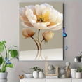 thumbnail image 4 of Qisvanset Creamy Yellow Peony Oil Painting Canvas Wall Art 15.75x11.81 Inches, 4 of 8