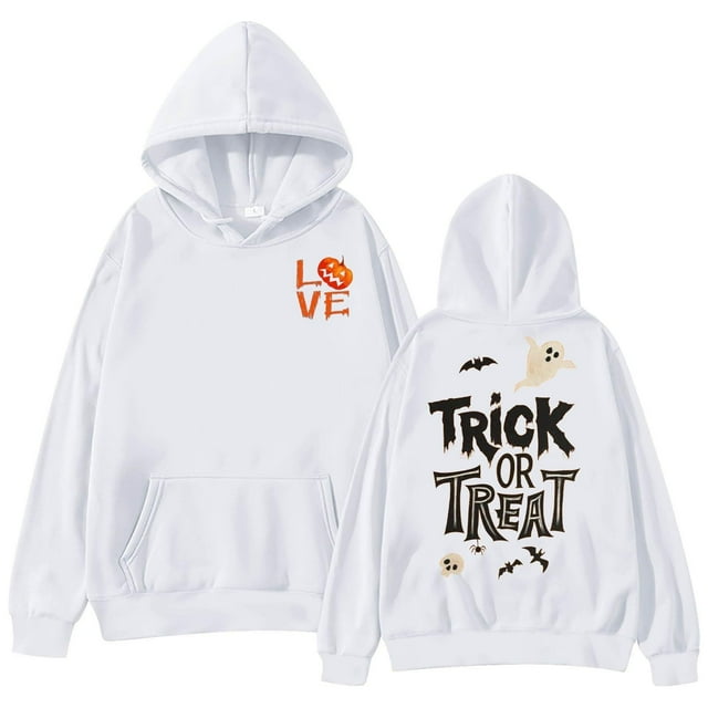Chandail à Capuchon à Thème Halloween pour Femmes – Chandail Graphique avec Capuche