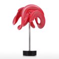 thumbnail image 3 of El rastro de los pensamientos Escultura digital Escultura abstracta de moda Rojo y blanco Tomfeel Escultura de resina, 3 of 7