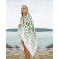 thumbnail image 2 of Sage Green Eucalyptus Leaves Beach Towels Oversized Super Absorbent, Spring Country Botanical Lightweight Bath Towel Quick Dry Sets For Bathroom/Pool/Rv Camping/Beach Play/Gym Room/Picnic 30"x60", 2 of 8