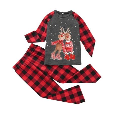 

ketyyh-chn99 Family Matching Pajamas Shorts Christmas Classic Plaid Pajama Set For Family Christmas Christmas Vacation Pajamas Family