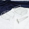 thumbnail image 6 of Wovilon Round Cooking Rack (2" x 8"), Stainless Steel Baking Cooling Steaming Grilling Rack Fits Air Fryer/Stockpot/Pressure Cooker/Round Cake Pan, Oven & Dishwasher Safe, 6 of 10
