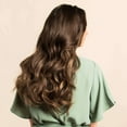 thumbnail image 3 of Madison Braids Women's Liz Invisible Long Hair Extension Synthetic Hair - Brunette, 3 of 4
