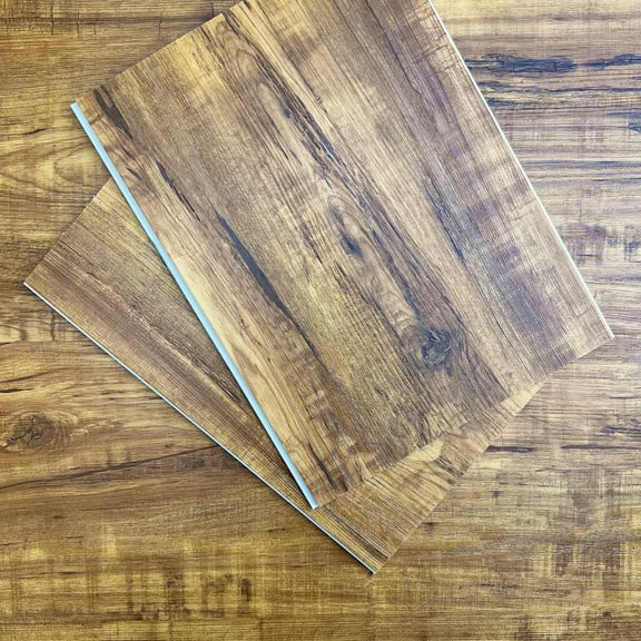 Dekorman CUT SAMPLE Silverlake Acadia Pine 7.1 in. W x 9 in. L x 5 mm T Rigid Core Vinyl Plank - 9" SAMPLE