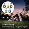 thumbnail image 3 of Mini LED High-Lumens Flashlight Lantern Emergency Keychain Pocket Bottle Opener Adjustable Work Light Camping Climbing Gold, 3 of 8