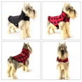 thumbnail image 3 of Perro mascota abrigo invierno cálido Gogs chaqueta Reversible impermeable a prueba de viento, 3 of 8