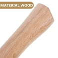 thumbnail image 3 of Masteelf Wooden Hatchet Handle Replacement for Axe Khaki Color Enhanced Efficiency and Comfortable Grip 36.5 inches, 3 of 8