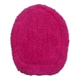 thumbnail image 2 of Home Weavers Hampton Crochet Bath Mat Collection 100% Cotton Tufted Bath Rug, Extra Soft and Absorbent Bath Rugs, Machine Wash, bath rug for Bathroom, 18"x18" Lid Cover, Hot Pink, 2 of 4