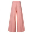 thumbnail image 4 of Baqcunre Wide Leg Pants Woman,Womens Wide Leg High Waist Comfy Pockets Relaxed Trousers,Women'S Pants,Pants For Women,Womens Fashion,Womens Clothes,Pink,XXXXL, 4 of 9