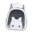 thumbnail image 2 of Bunblic Dog Backpack Carrier for Dogs Puppy Rabbits Carrying Bag for Camping Outdoor white, 2 of 8