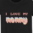 thumbnail image 3 of LNMQLPDBS Kids Summer Shirts Letters Print T Shirts Short Sleeve Classic Crewneck Tees for Mother's Day Birthday T-Shirt Infant to Big Kid Basic Tops Black 8-10 Years, 3 of 3