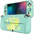 thumbnail image 4 of PlayVital ZealProtect Soft Protective Case for Nintendo Switch OLED, Flexible Protector Joycon Grip Cover for Nintendo Switch OLED with Thumb Grips & ABXY Direction Button Caps - Lemonade Kitty, 4 of 8