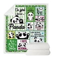 thumbnail image 4 of Yibo Panda Gifts Blanket Flannel Soft and Comfortable Anti-static Bed Sofa Blanket, 4 of 5