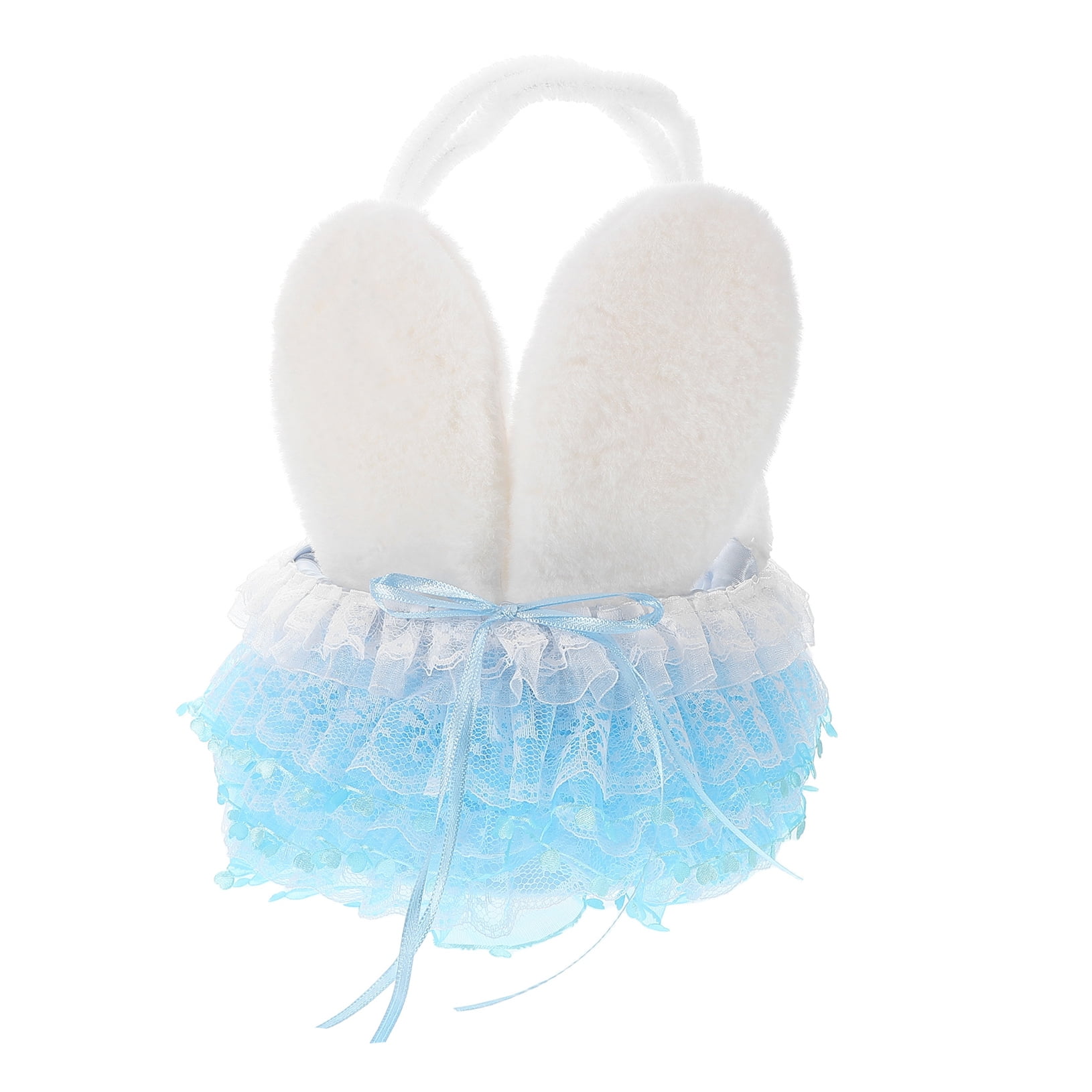 FOMIYES Handmade Easter Bunny Basket with Adorable Design, Ideal for Party Decorations and Giving
