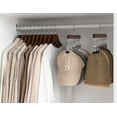thumbnail image 6 of StorageWorks Hat Rack, Closet Organizer and Storage for Baseball Caps,Set of 2 with 10 Adjustable Stainless Steel Clips, Fits All Caps, 6 of 7