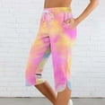 thumbnail image 2 of yillto Womens Capri Pants with Pockets Loose Workout Drawstring Cropped Pant Summer Causal Capris, 2 of 7