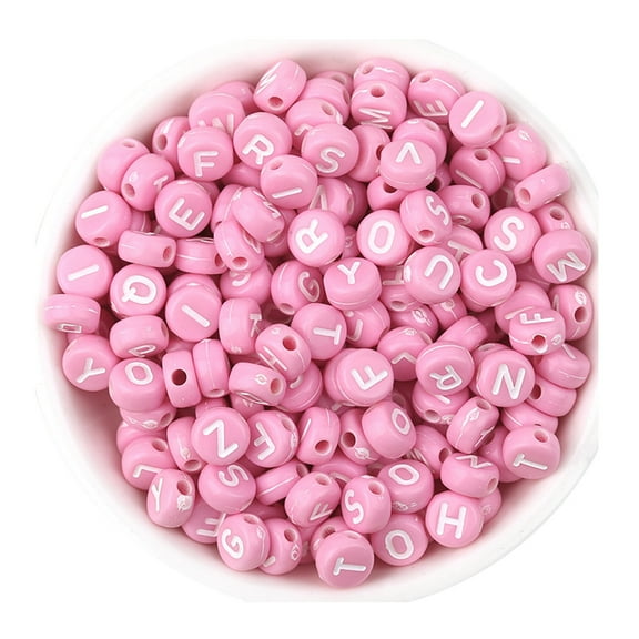 XEOVHV Acrylic Color Letter Beads