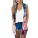 thumbnail image 4 of Chaleco de moda para mujer, abrigo estampado, cárdigan sin mangas, blusa informal suelta, paquetes, Tops Pompotops qwe18288, 4 of 5