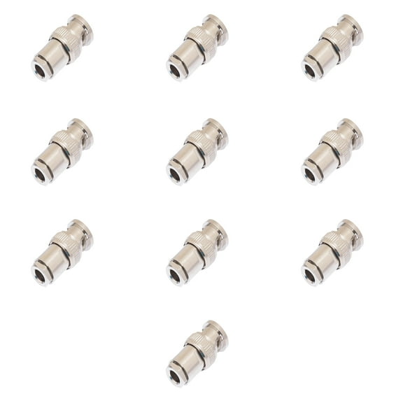 BNC Male Clamp/Solder Connector for RG58 PVC Coax Cable – High-Quality Adapter – 10 Pcs Pack