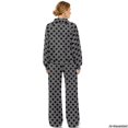 thumbnail image 2 of Glofpot 2 Piece Lounge Sets for Women, Mock Neck Sweatshirt, Sports Wear Long Sleeve Pullover Top, Drawstring Wide Leg Pants, Plus Size Tracksuit Set, Activewear for Jogging, Gym, Polka Dot Black, 2 of 7